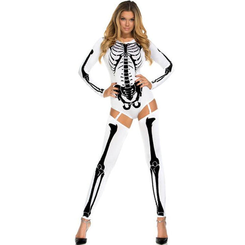 Halloween Cosplay Costume Skull Zombie Unifor