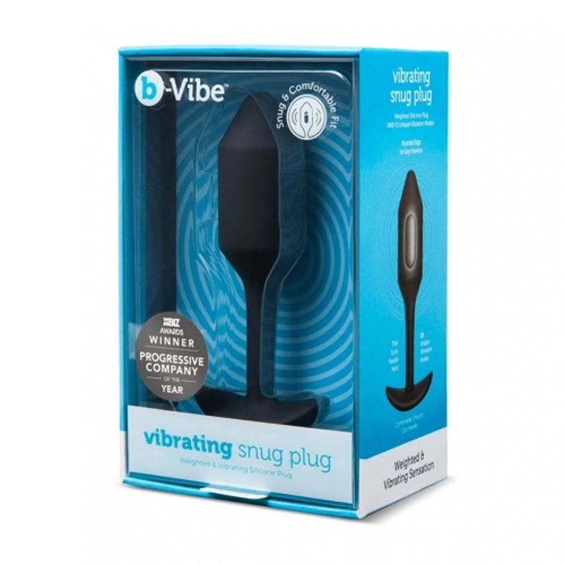 b-Vibe Vibrating Snug Plug 2 Rechargeable Weighted Silicone Anal Plug