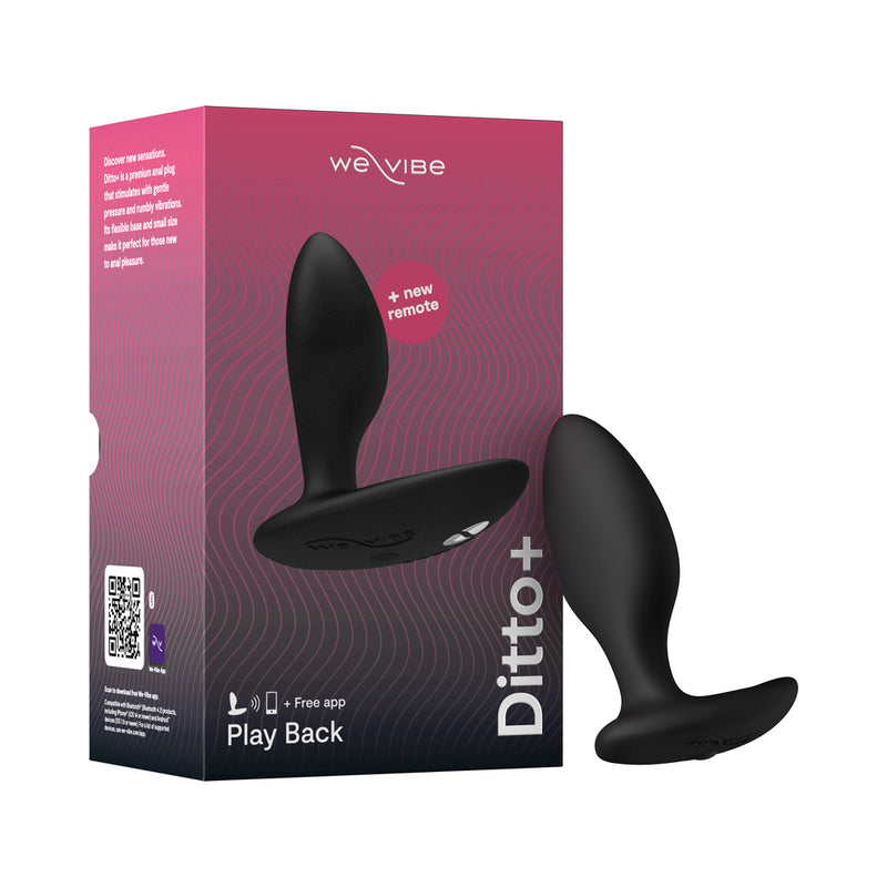 We-Vibe Ditto+ Rechargeable Remote-Controlled Silicone Vibrating Anal