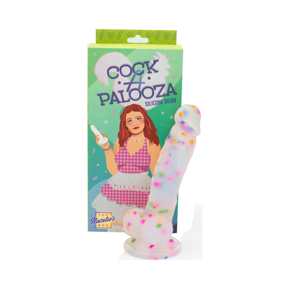 Cock-A-Palooza Confetti Silicone Dildo