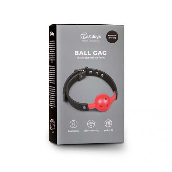 Ball Gag With Pvc Ball Red