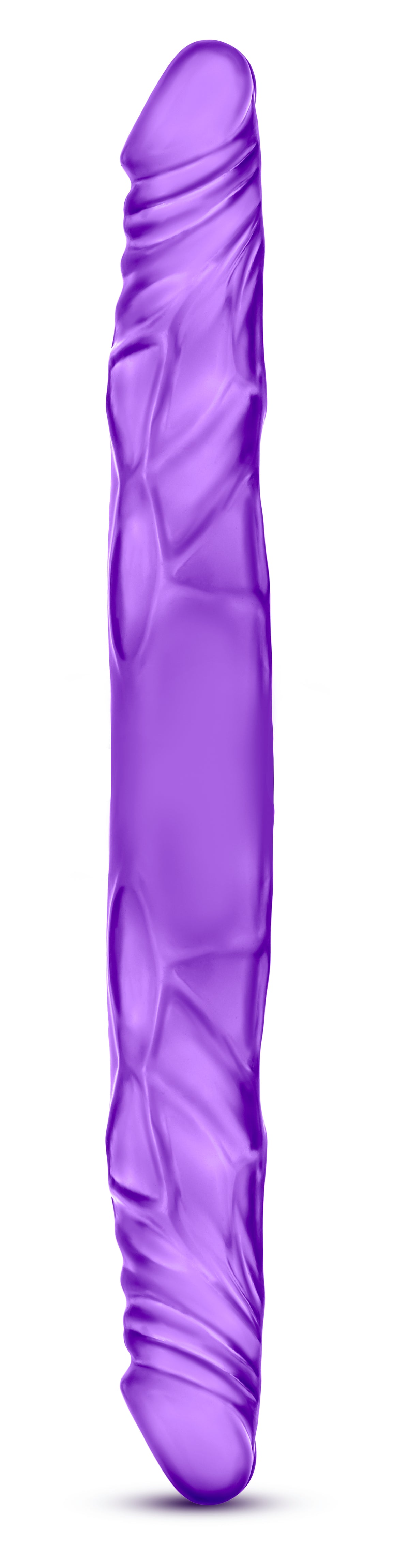 B Yours 14" Double Dildo - Purple