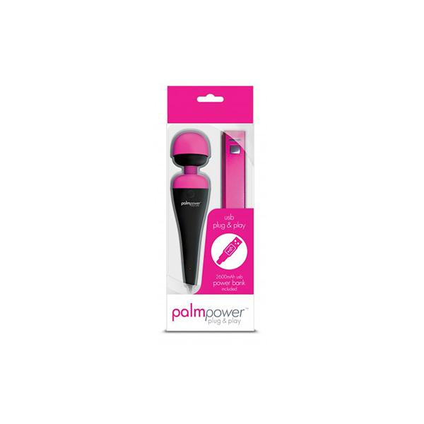 Palmpower Massage Wand Plug And Play Usb Pink
