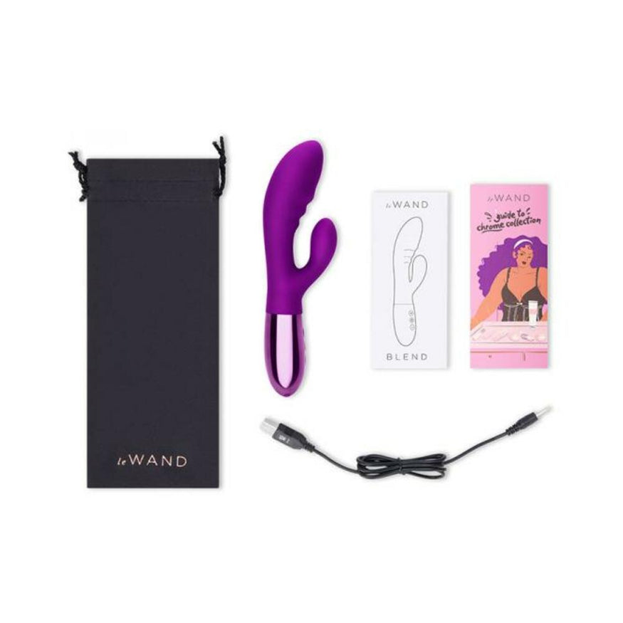 Blend Double-motor Rabbit Rechargeable Vibrator Cherry