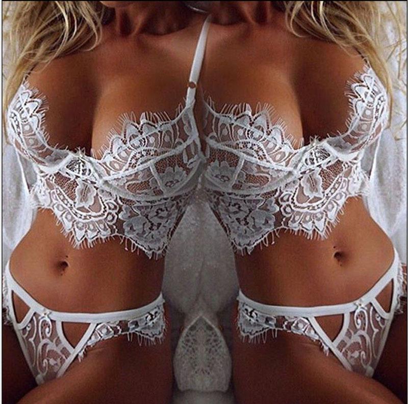 2017 New Hot sale Women Sleepwear Hollow Translucent Underwear Frenum