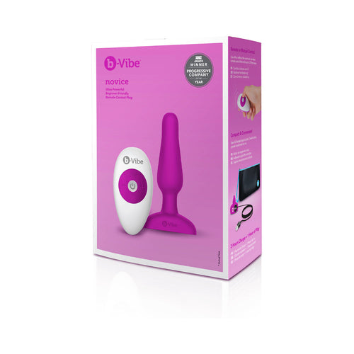 b-Vibe Novice Rechargeable Remote-Controlled Vibrating Silicone Anal