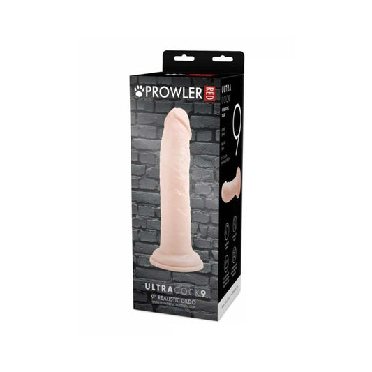 Prowler RED Ultra Cock 9 in. Realistic Dildo Vanilla