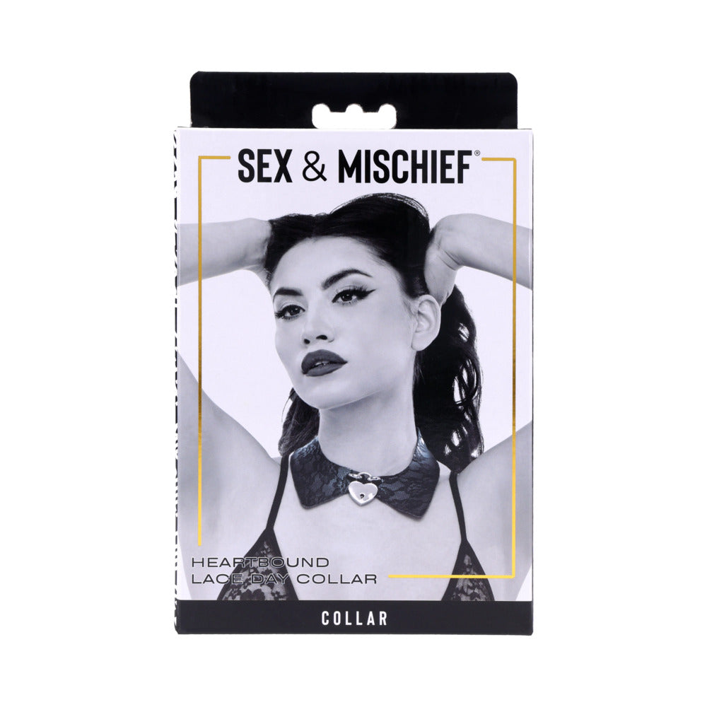 Sportsheets Sex & Mischief Heartbound Lace Day Collar