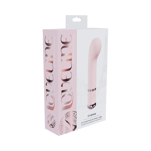 Loveline Cherie Rechargeable Silicone G-Spot Vibrator Pink