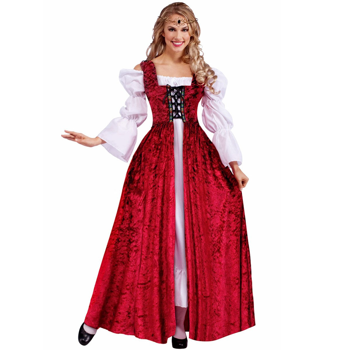 Medieval Lady Lace Up Adult Gown