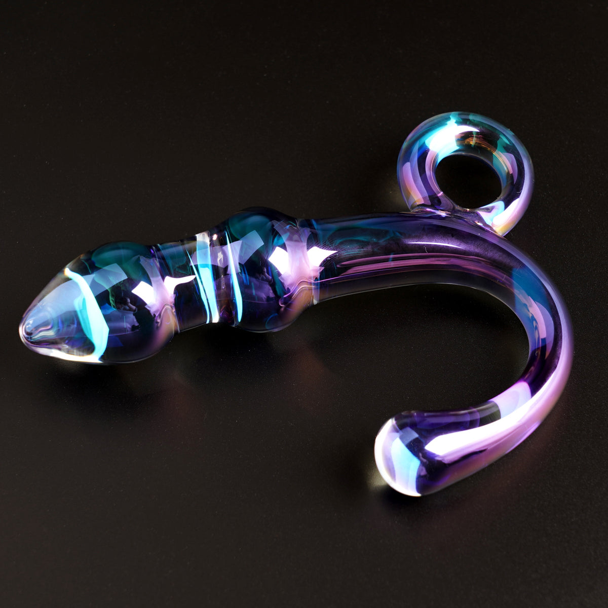 Orchid Pulse Glass Toy with Removable Bullet Vibe