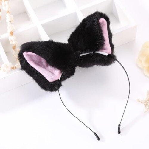 Fashion Cute Girl Cat Ears Headband Fox Ear Fur