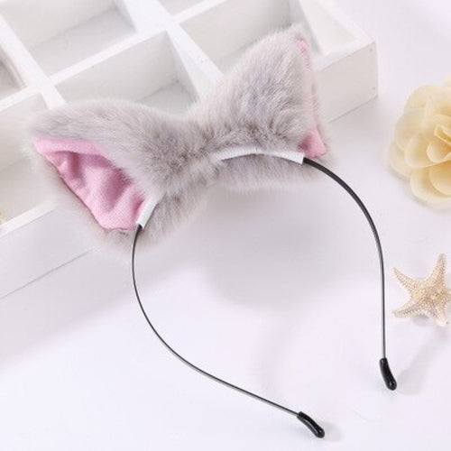Fashion Cute Girl Cat Ears Headband Fox Ear Fur