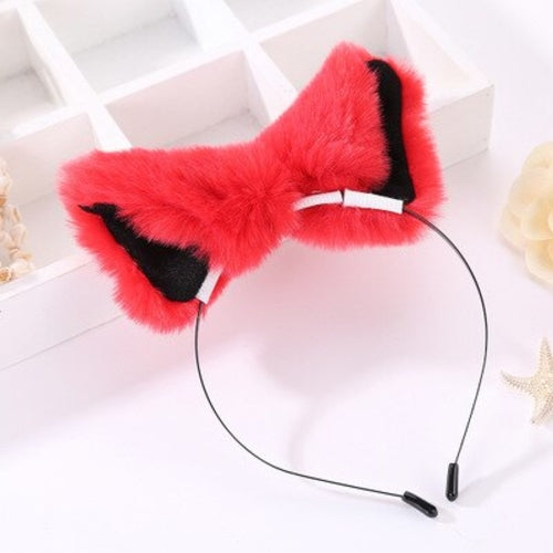 Fashion Cute Girl Cat Ears Headband Fox Ear Fur