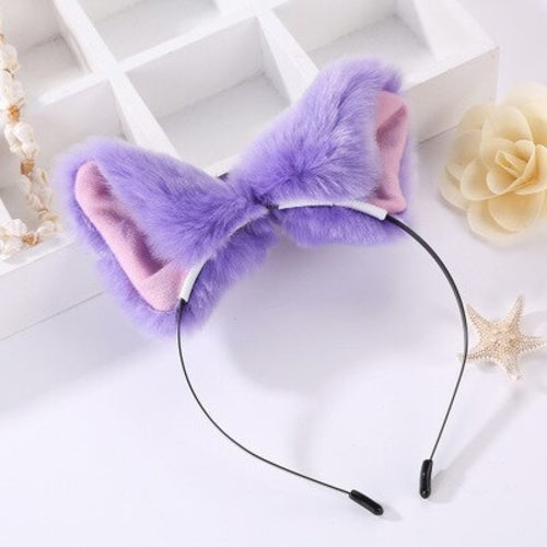 Fashion Cute Girl Cat Ears Headband Fox Ear Fur