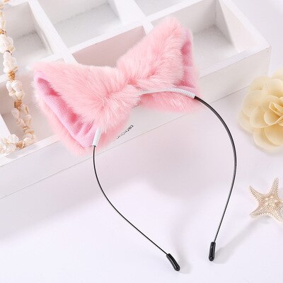 Fashion Cute Girl Cat Ears Headband Fox Ear Fur
