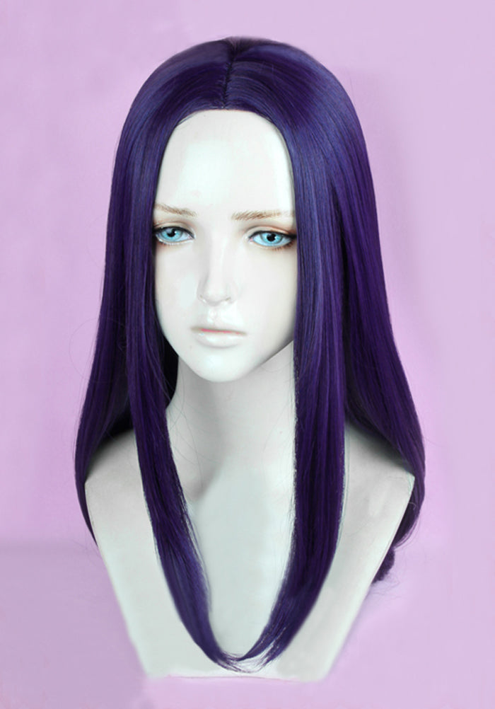 Golden Kamuy Asirpa 65cm Centre-parted Blue Purple