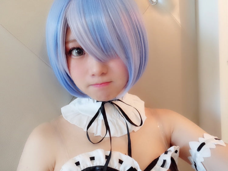 High Quality Graduated Color REM Cosplay Wig RA