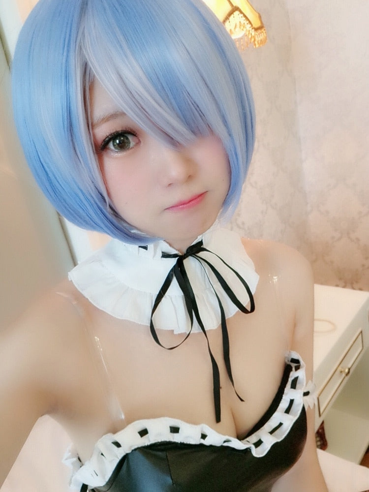 High Quality Graduated Color REM Cosplay Wig RA