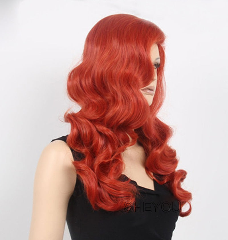 High Quality Jessica Rabbit Cosplay Wig Copper Red