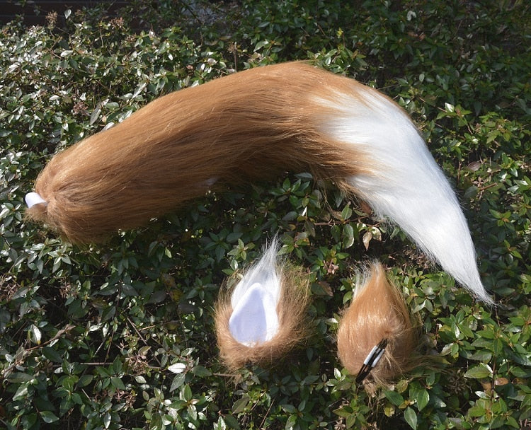 Japanese Anime Spice and Wolf Cosplay Props Holo