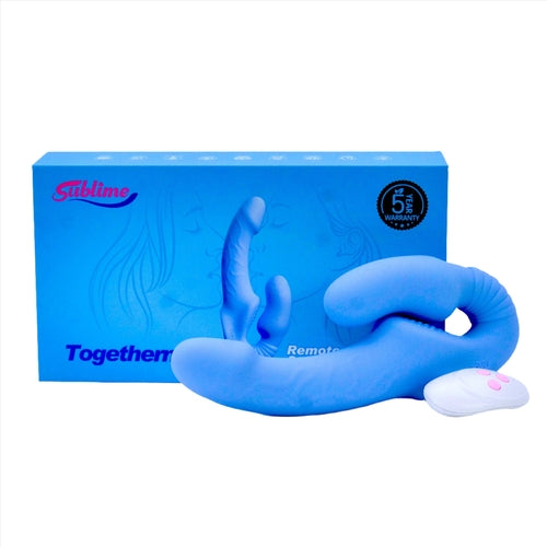 Togetherness Silicone Strapless Strap-on with Remote Control