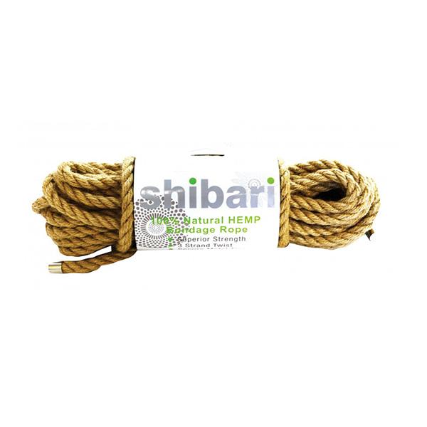 Shibari Rope 100 Percent Natural Hemp Brown