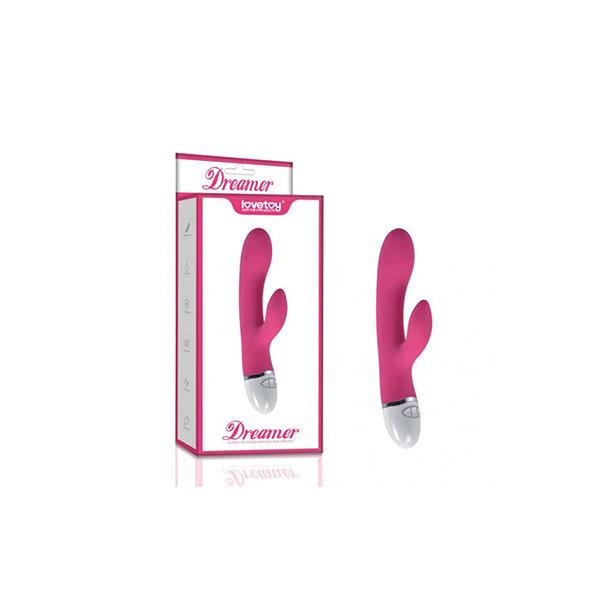 Dreamer Rechargeable Vibrator Pink 205Mm