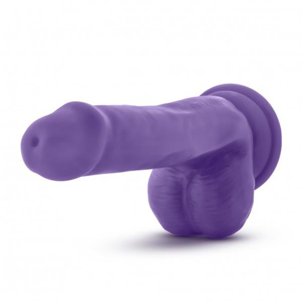 Au Natural Bold Delight 6 Inch Dildo Purple