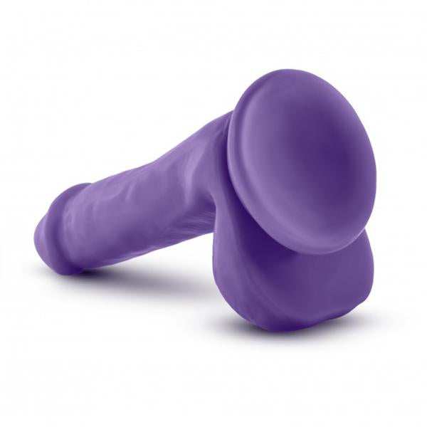 Au Natural Bold Delight 6 Inch Dildo Purple