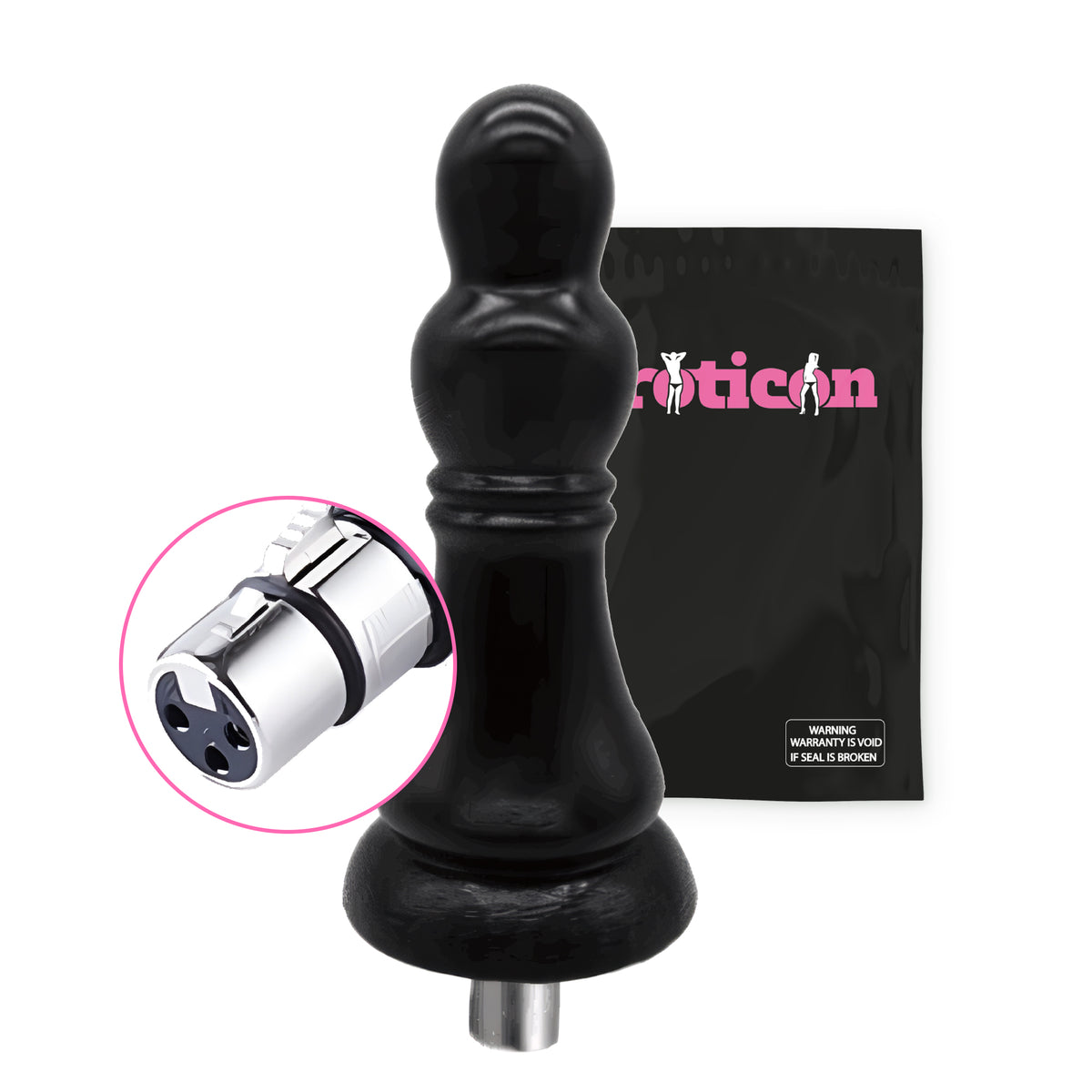 Anal plug / Dildo 15.5cm - 3XLR attachment