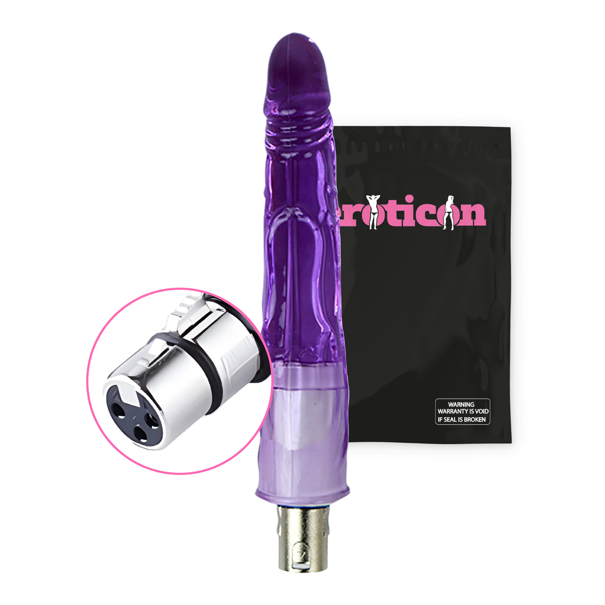 Dildo Attachment Purple 17cm Exclusive for Eroticon SM