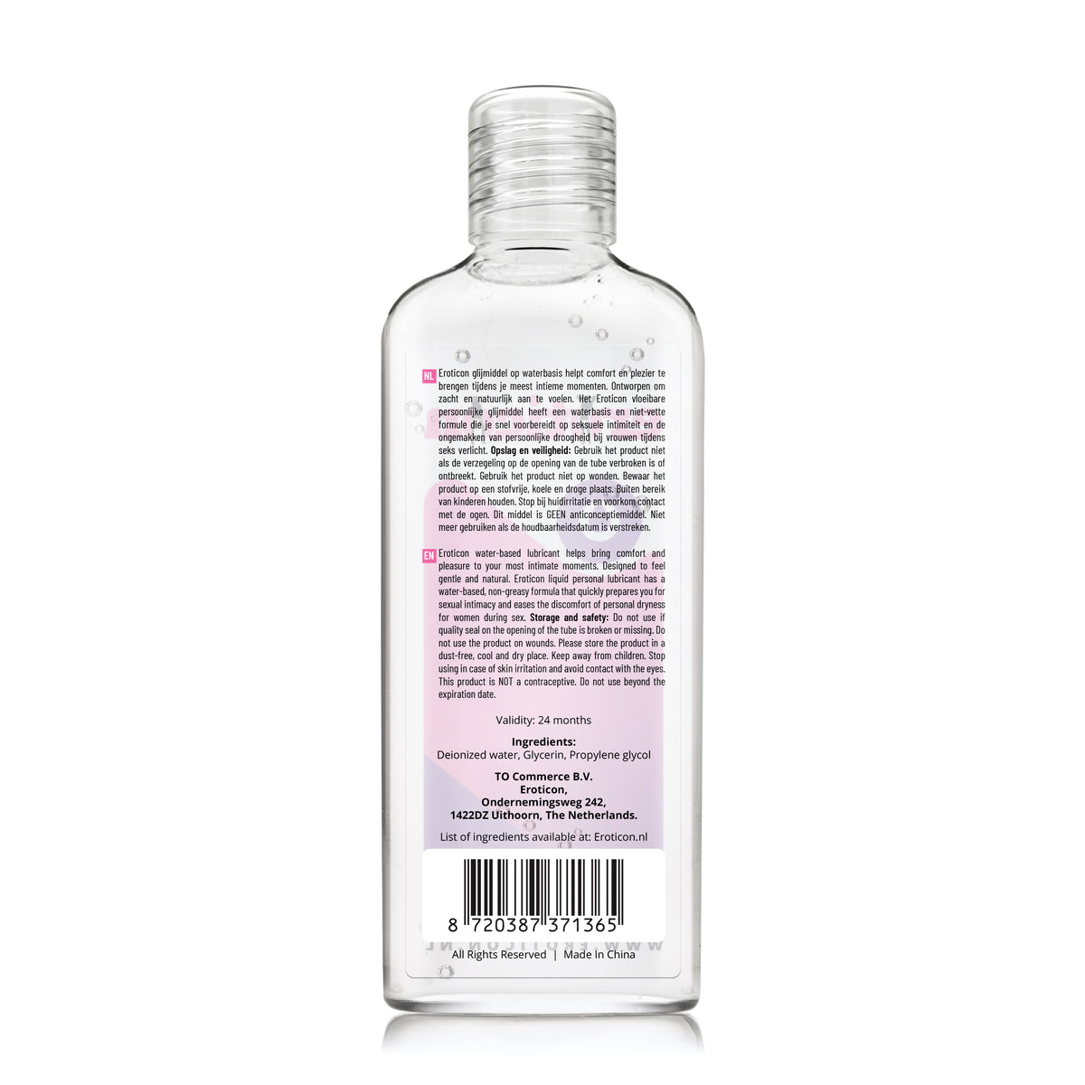 Lubricant 200ml - Water-based and Alcohol free