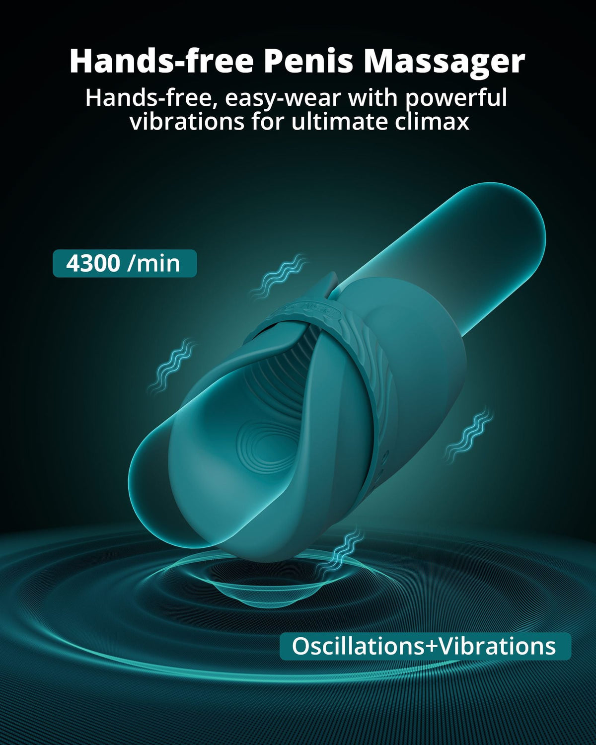LOVENSE Gush 2 Automatic Male Masturbator,Penis Male Vibrator &