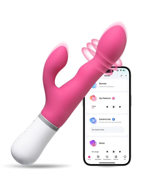 LOVENSE Nora Rabbit Vibrator with APP Control, Pink Vibrator Rabbit