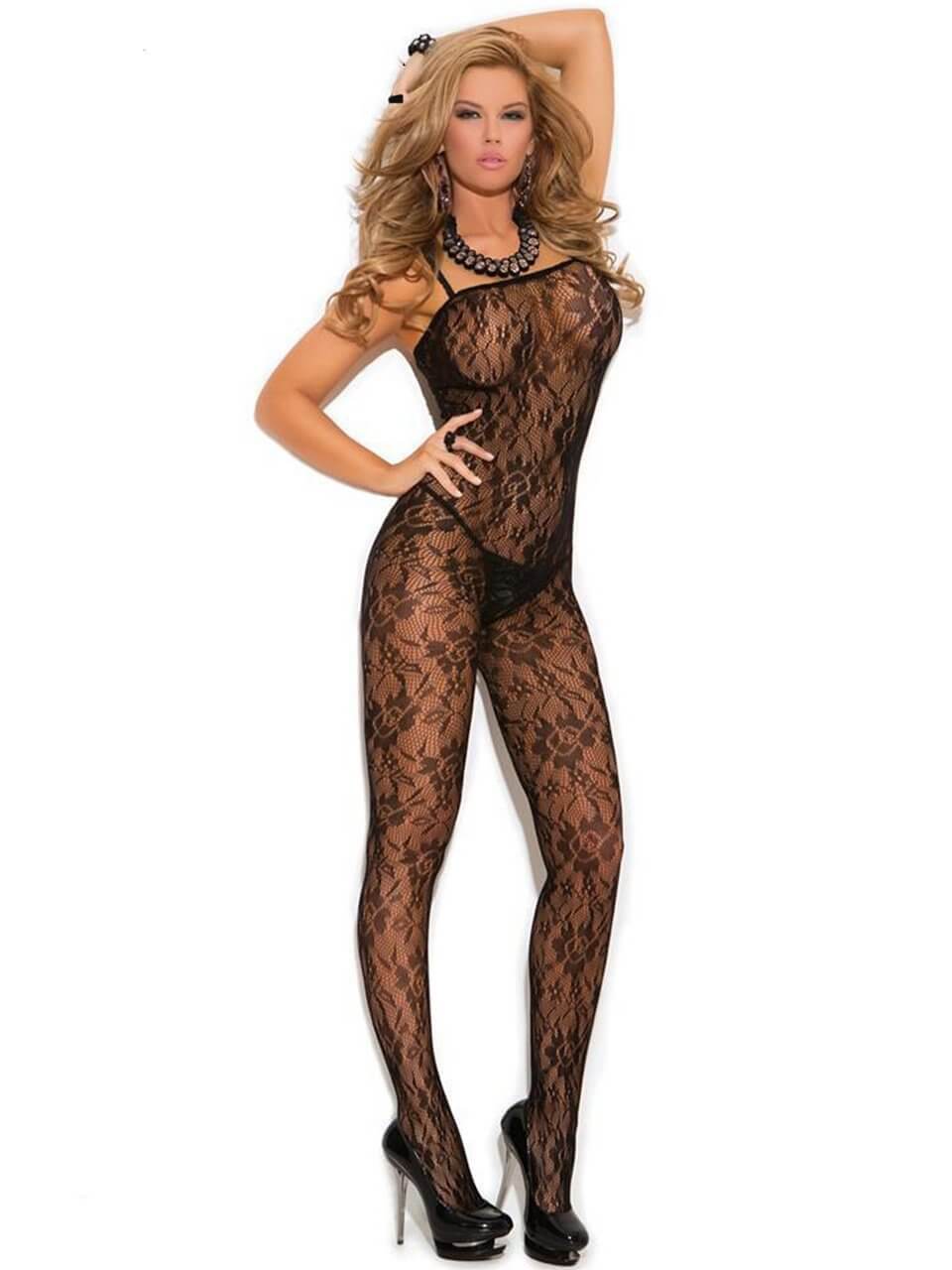 Floral Lace Bodystocking