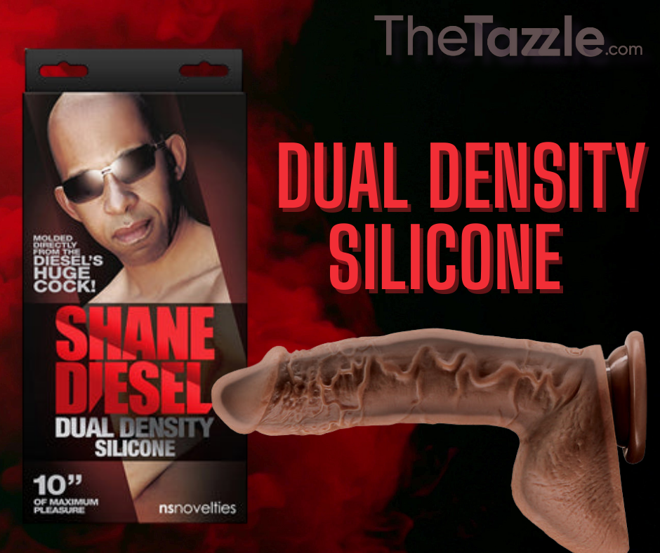 Shane Diesel 10 inch Dual Density Silicone Dildo