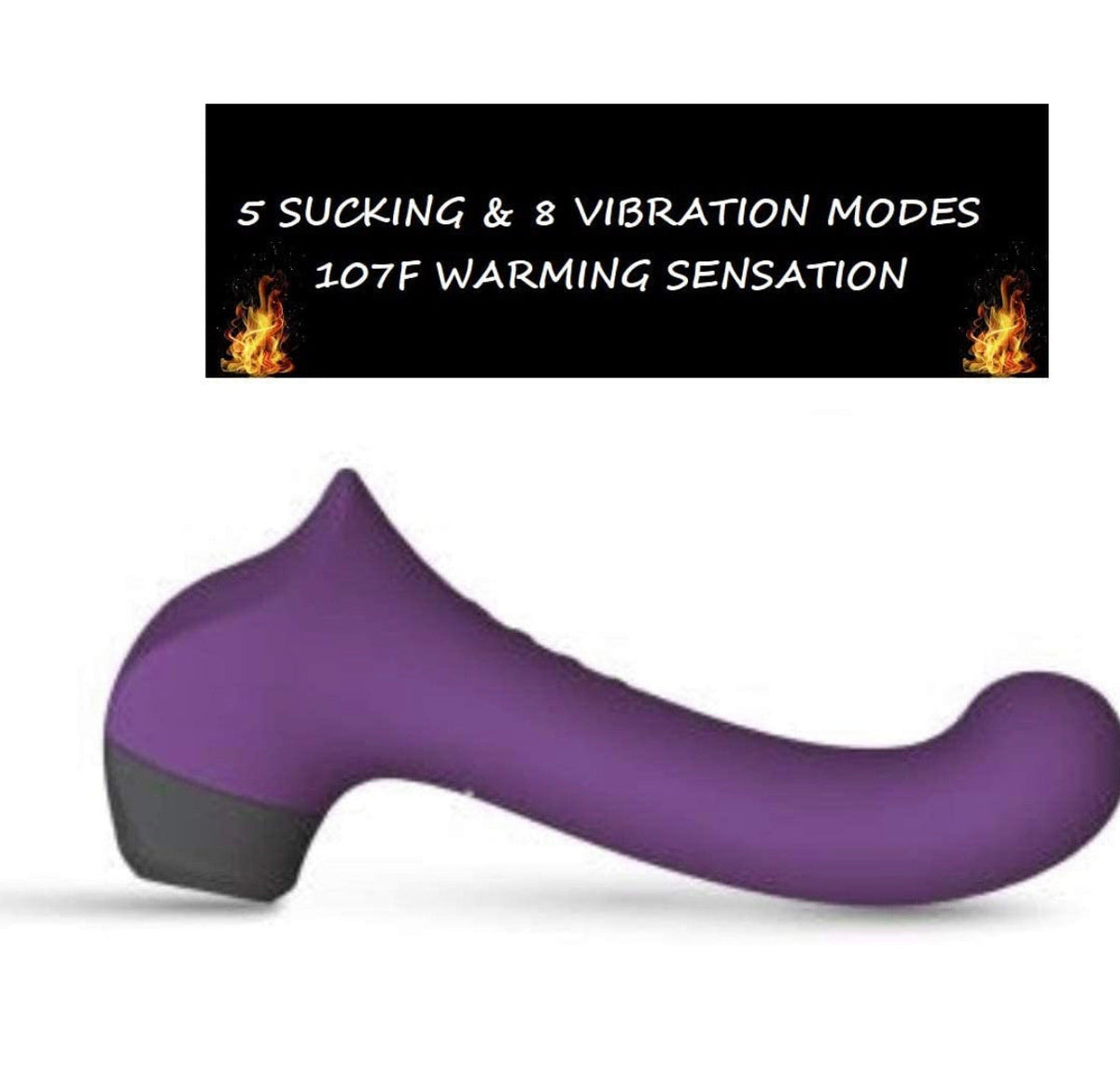 Orlena Heating Warming Clitoral Sucking Vibrator, 5 Sucking